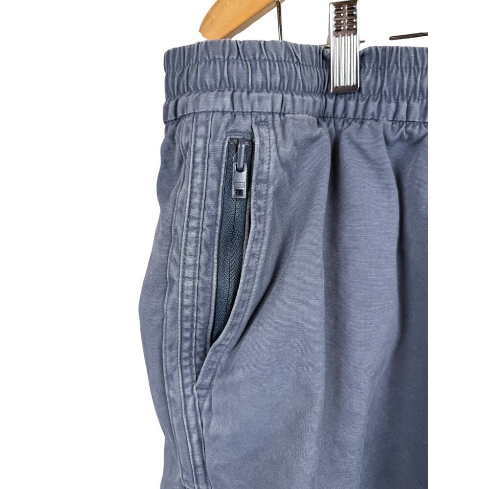Abercrombie & Fitch Blue Sea Fade Pull On Shorts Size XXL Minimal Casual Resort - Picture 7 of 8
